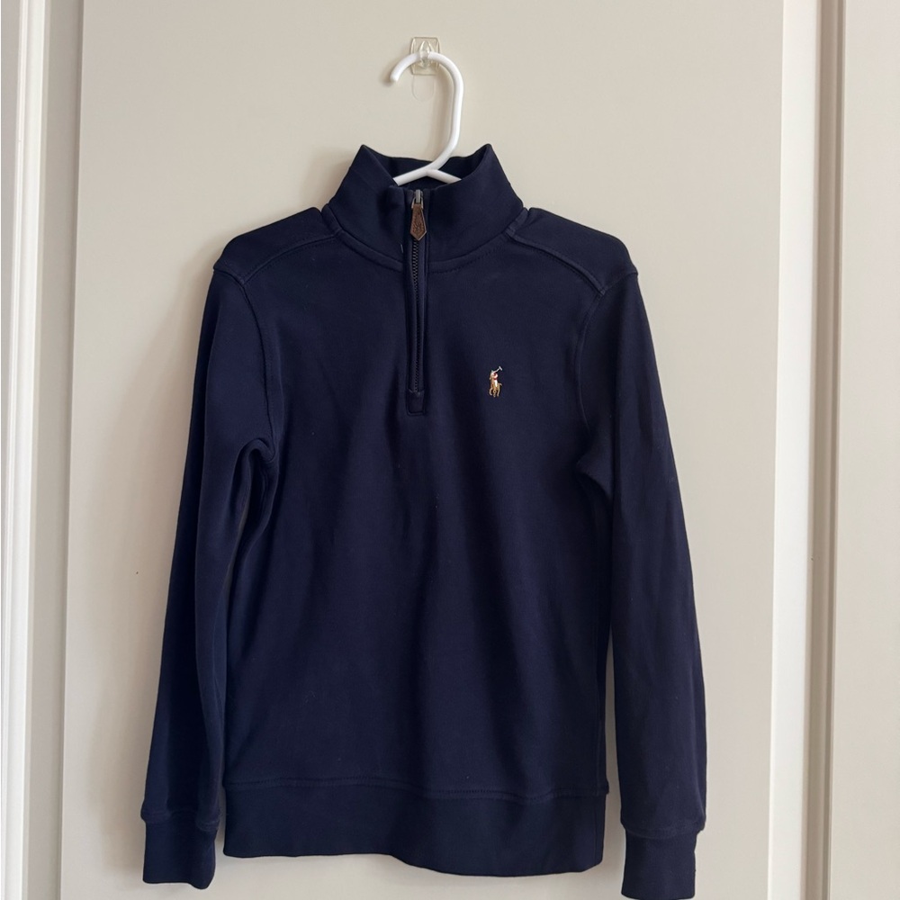 Polo by Ralph Lauren Navy Collar Pullover